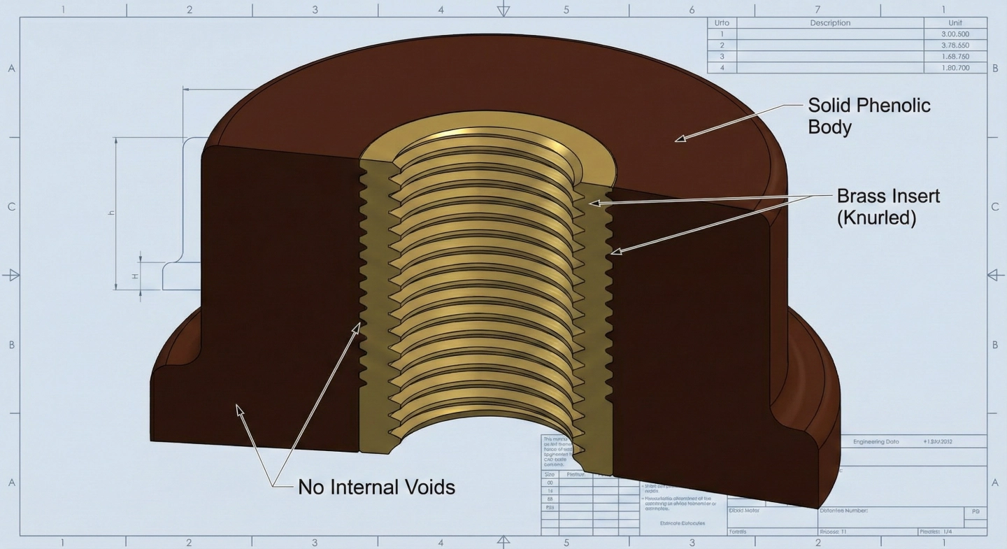 High-torque phenolic knob and plastic knob passing strict quality inspections for industrial use