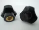 Knurled grip triangle knobs #0921