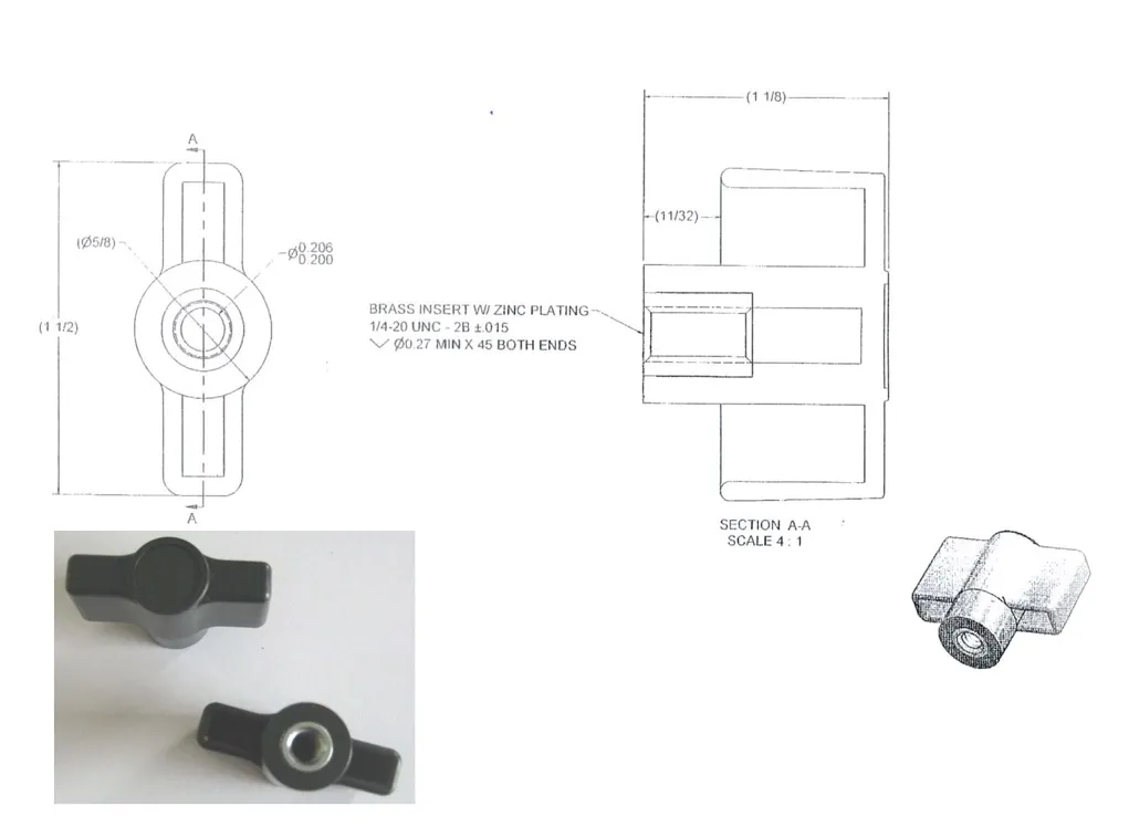 T-Knobs #991 Dimension