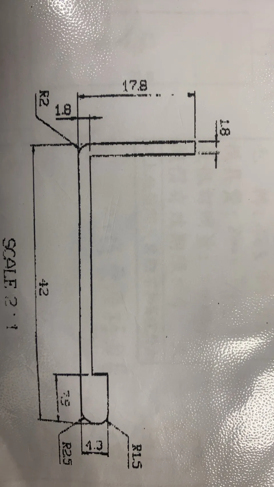 Ledge handles #JHA-2503 Dimension